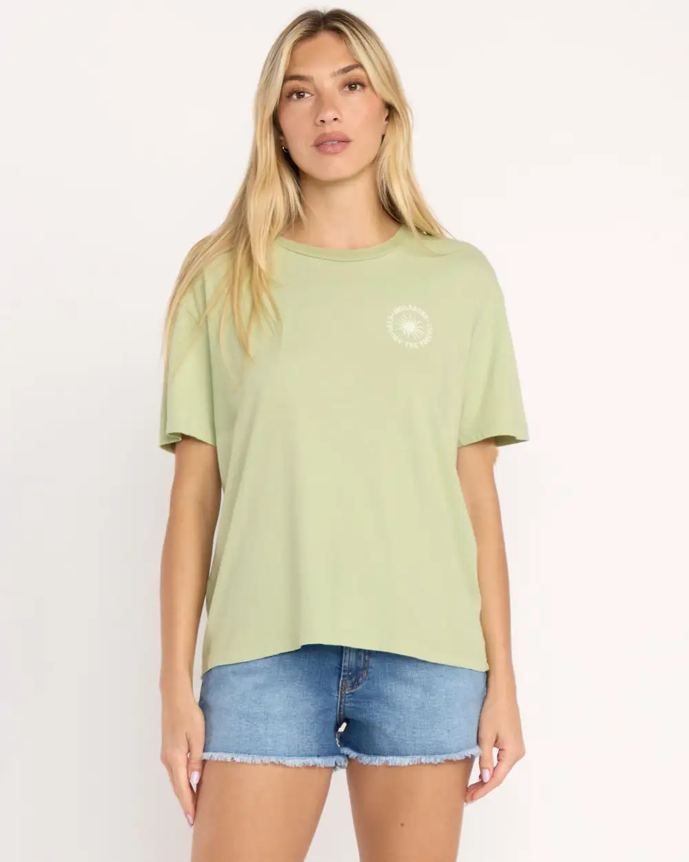 Paradise Calling Tee - Pistachio