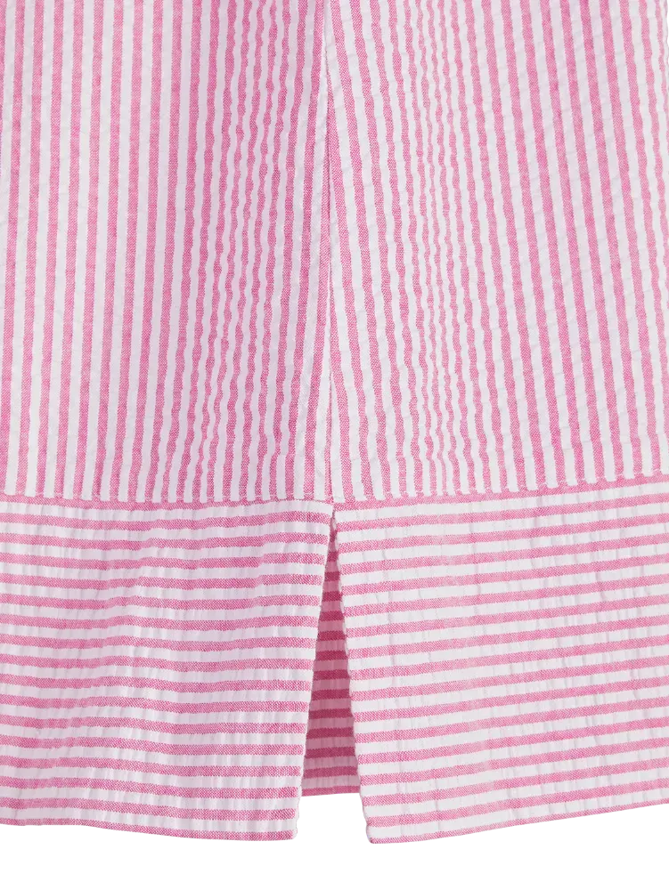 Lightweight Cotton Seersucker Nightgown