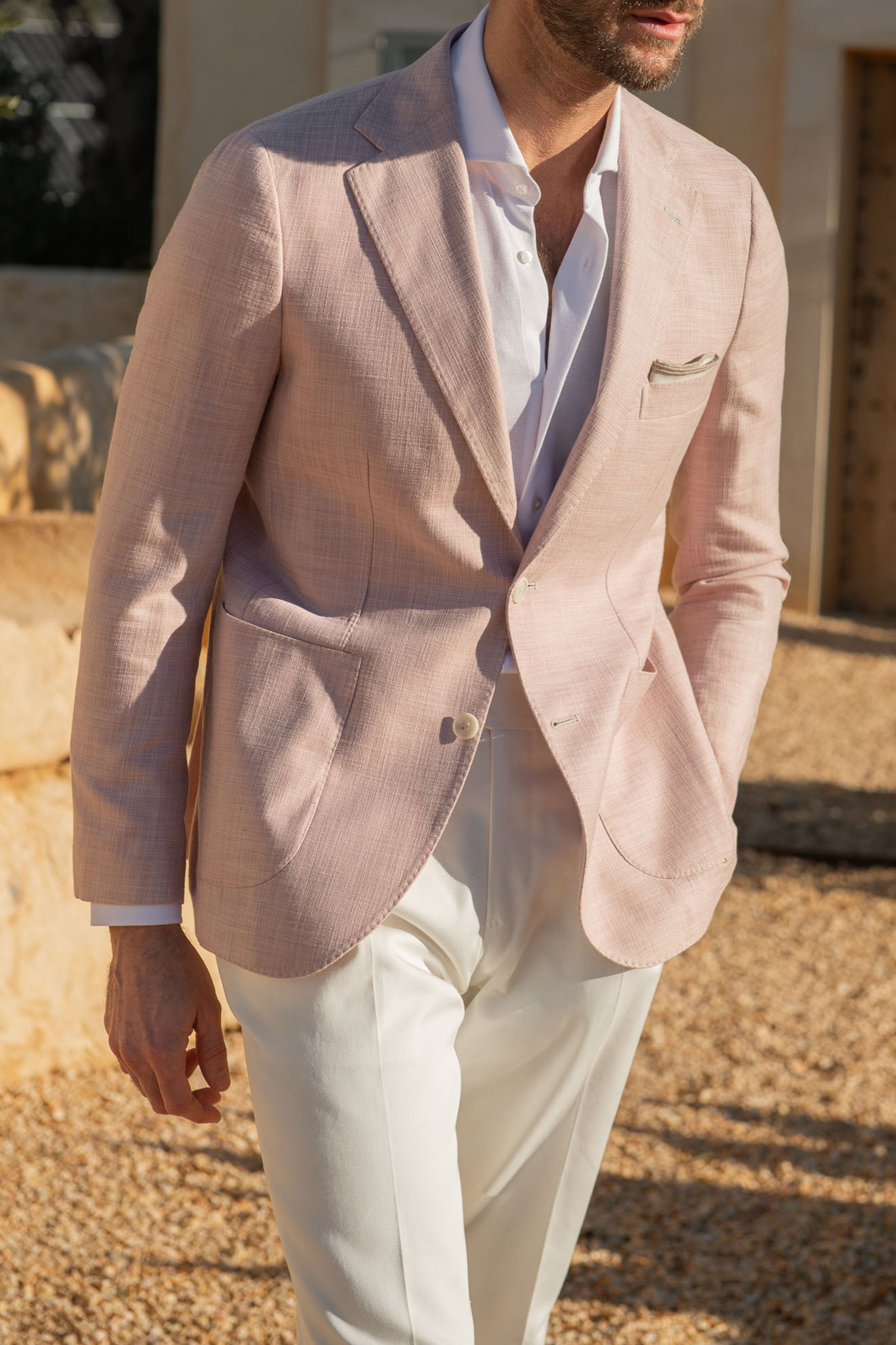 Pink Jacket In  Fabric