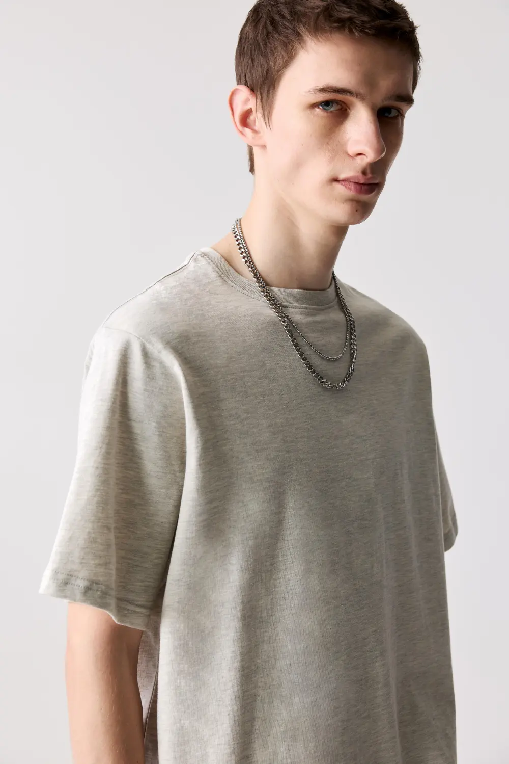 Basic short sleeve cotton T-shirt