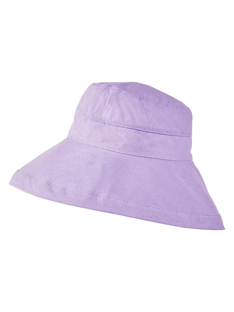 Women's Big-Brim Cotton Canvas Hat