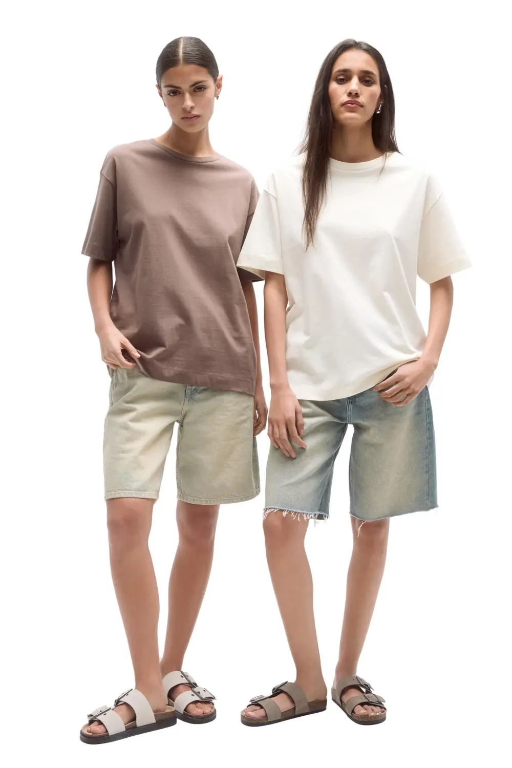 Pack 2 camisetas oversize manga corta