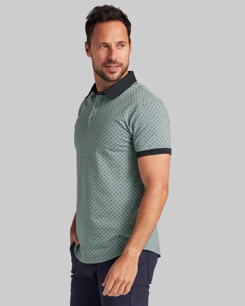 Drop-Cut: Lux Dotted Polo
