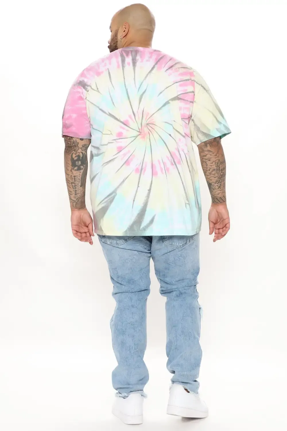 Outkast Comic Tie Dye Short Sleeve Tee - Multi Color