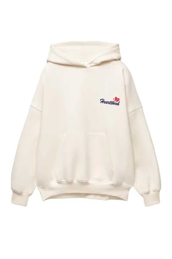 Sudadera capucha corazón roto