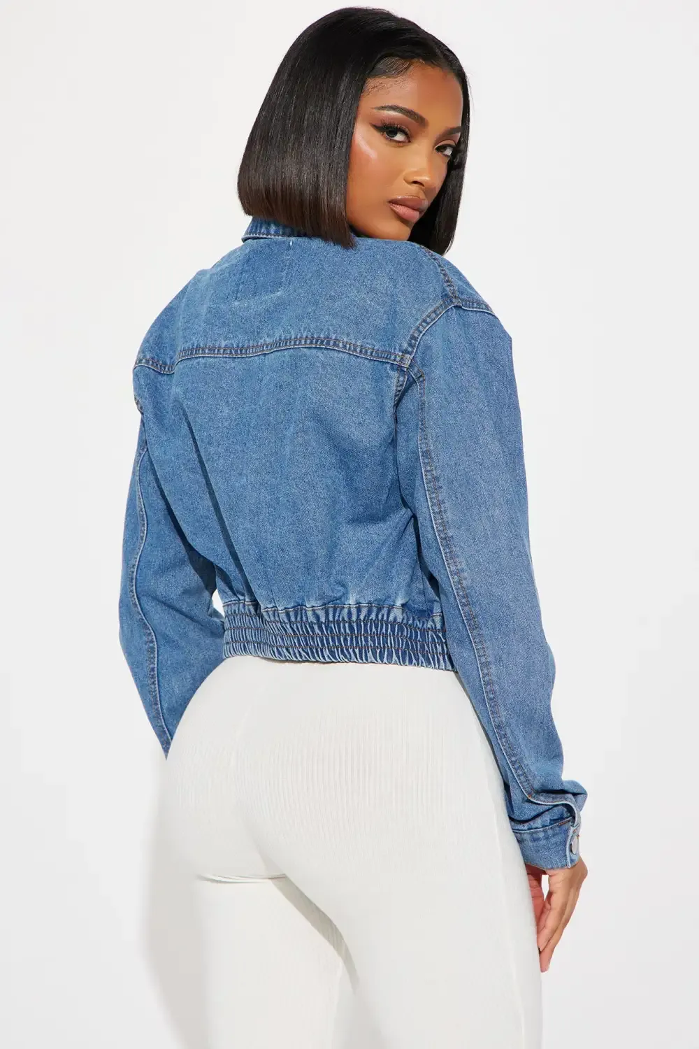 Just For You Denim Jacket - Medium Wash