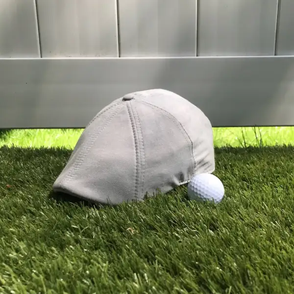 The Caddy Boston Scally Cap - Light Grey
