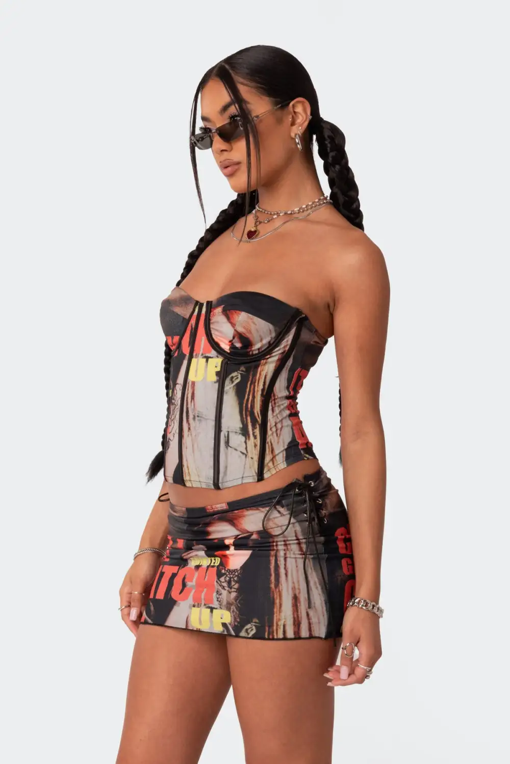 City Girl Printed Corset