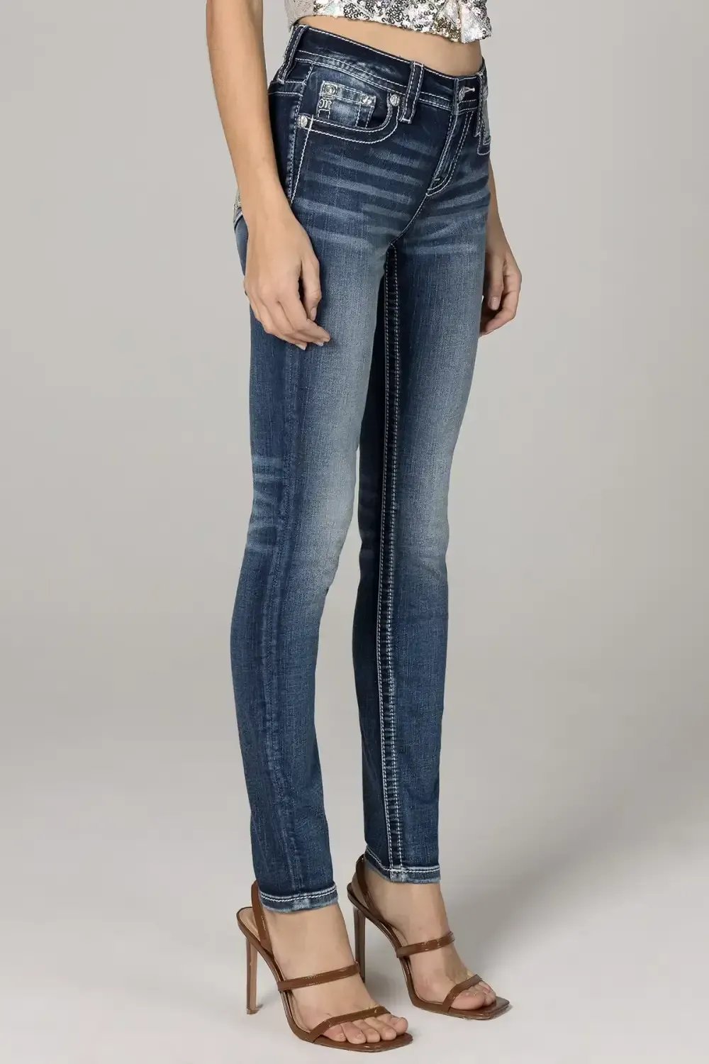 Fantastic Fleur De Lis Skinny Jeans