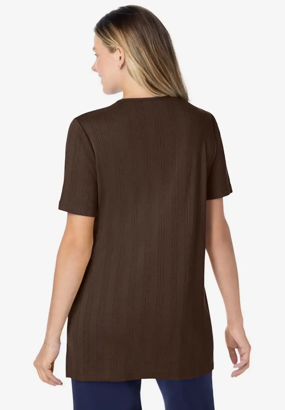 7-Day Embroidered Pointelle Tunic