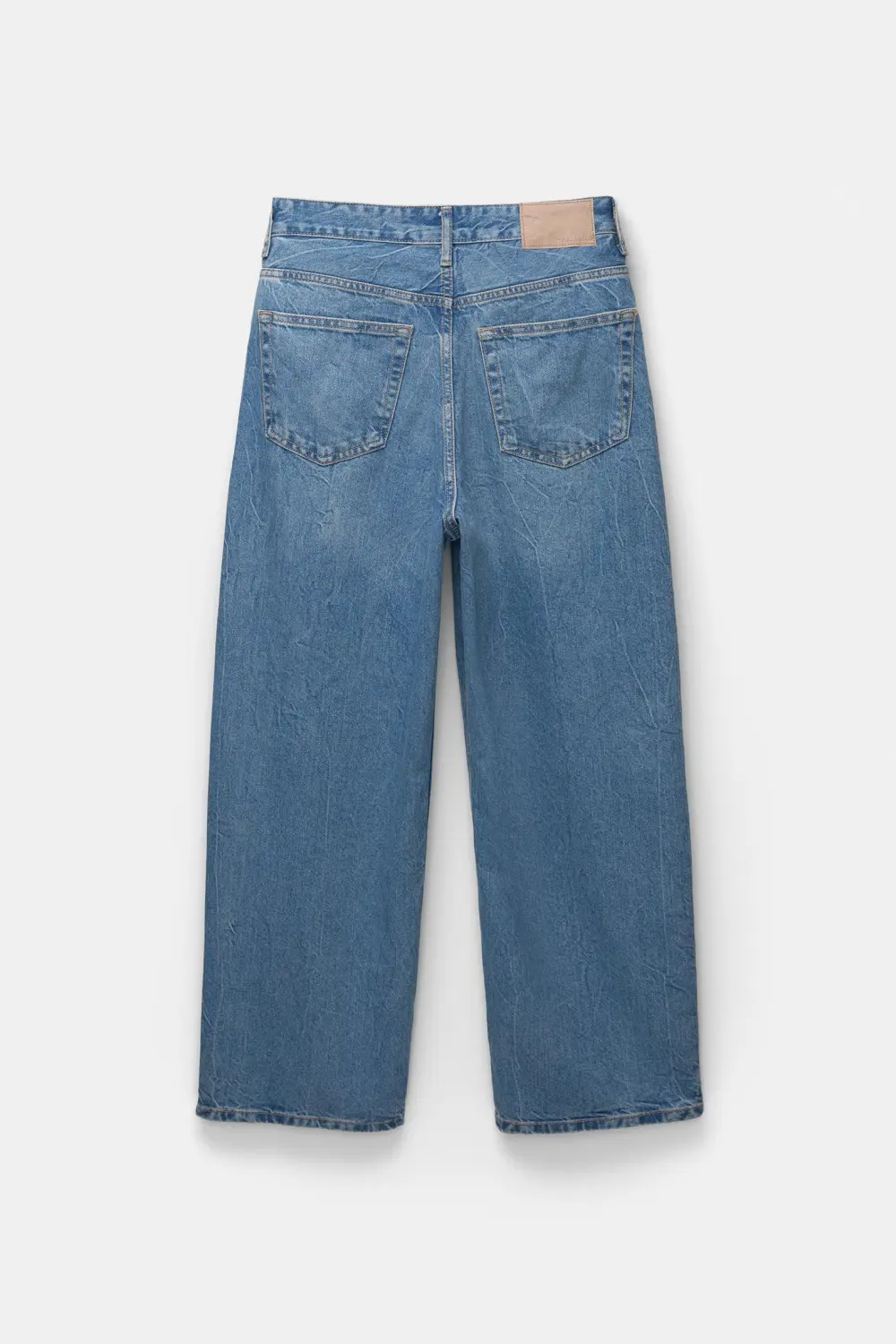 Jeans super baggy cintura cruzada