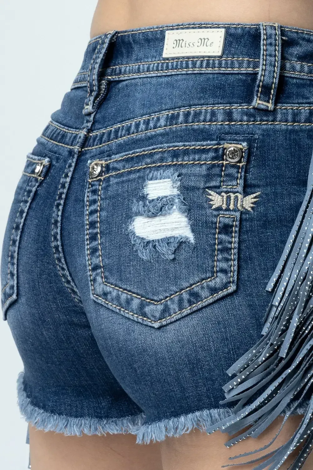 Shining Fringe Shorts