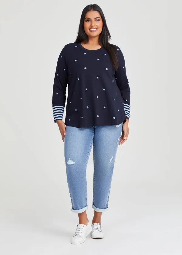 Cotton Stars and Stripes Top