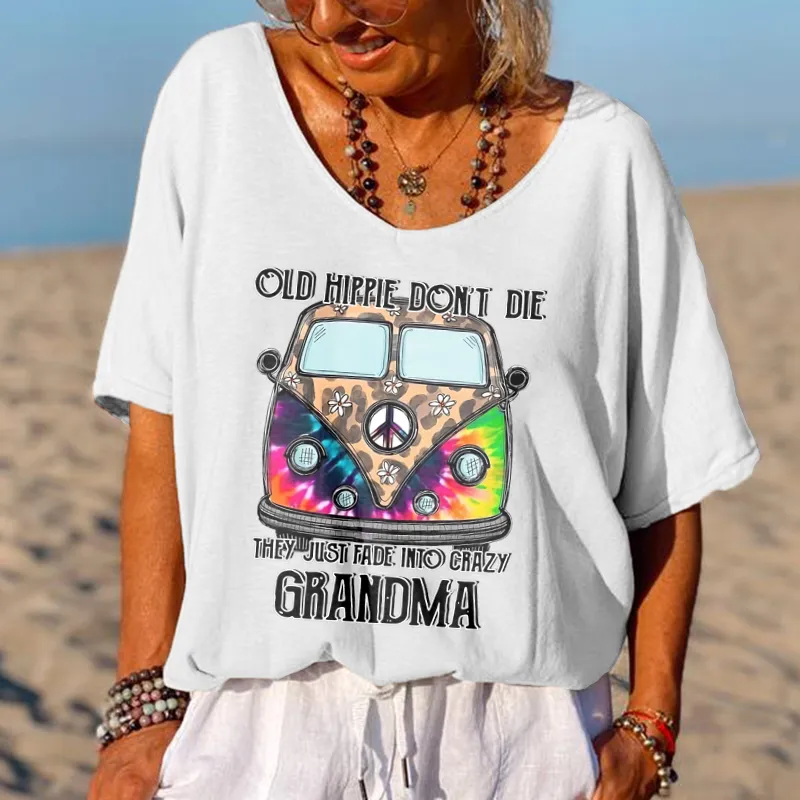 They Just Fade Into Crazy Grandma Graphic Tees