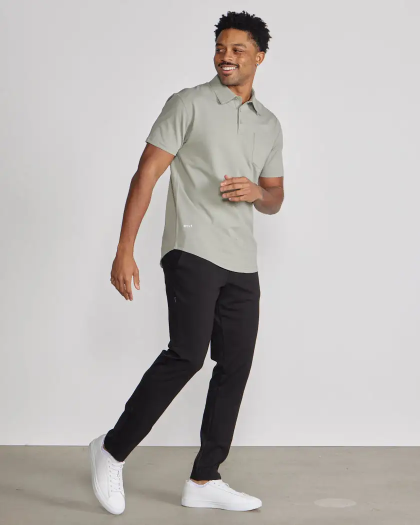 Lux Short Sleeve Pocket Polo