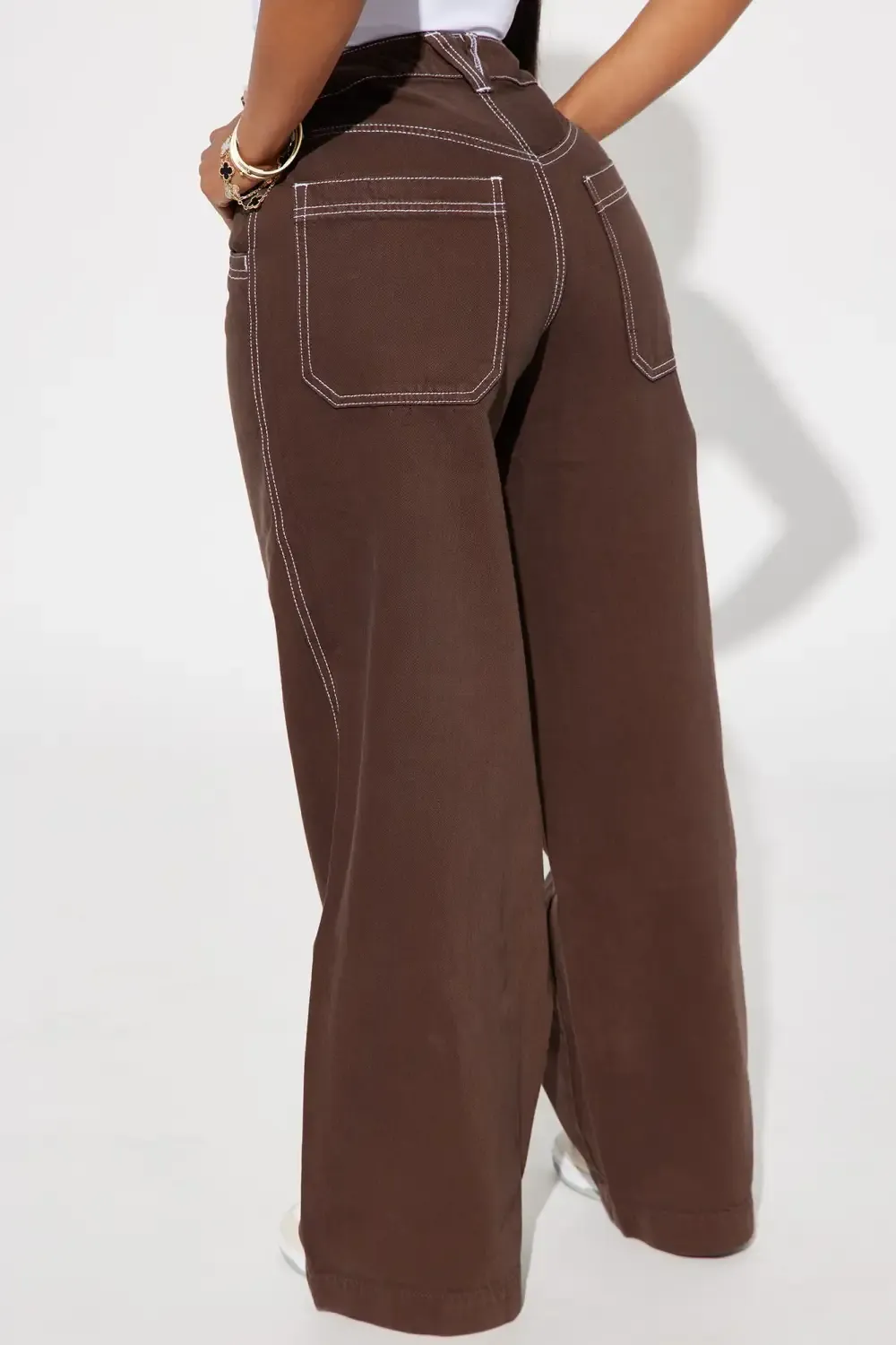 Palermo Non Stretch Skater Jeans - Chocolate