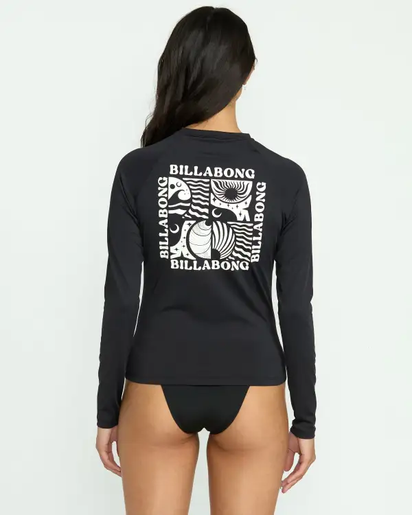 Sol Searcher Long Sleeve Rashguard - Black Pebble