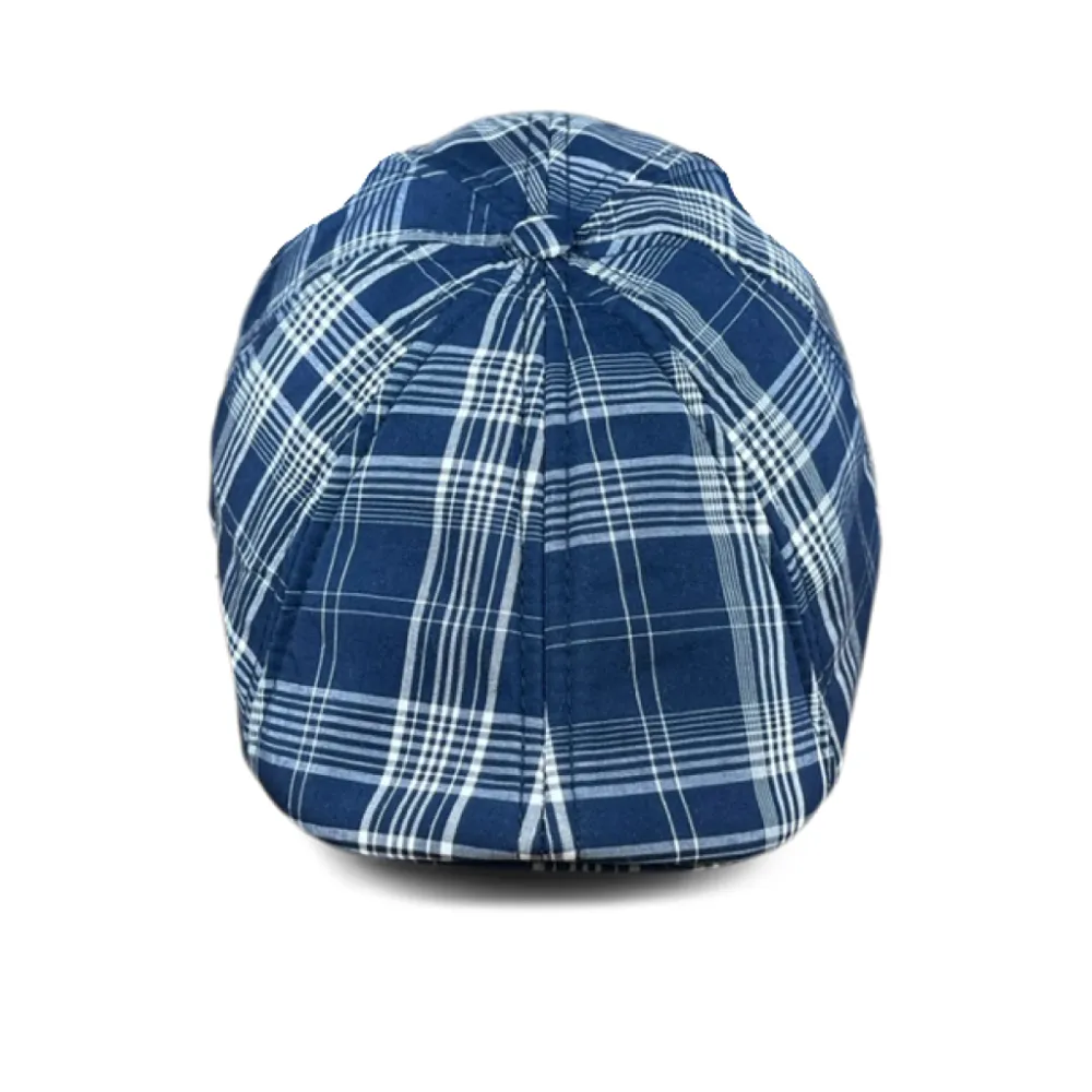 The Blue House Peaky Boston Scally Cap - Plaid