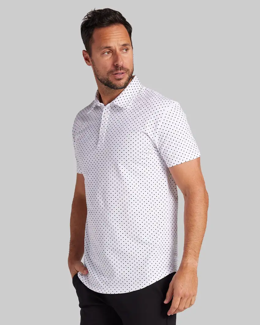 Drop-Cut: Lux Dotted Polo
