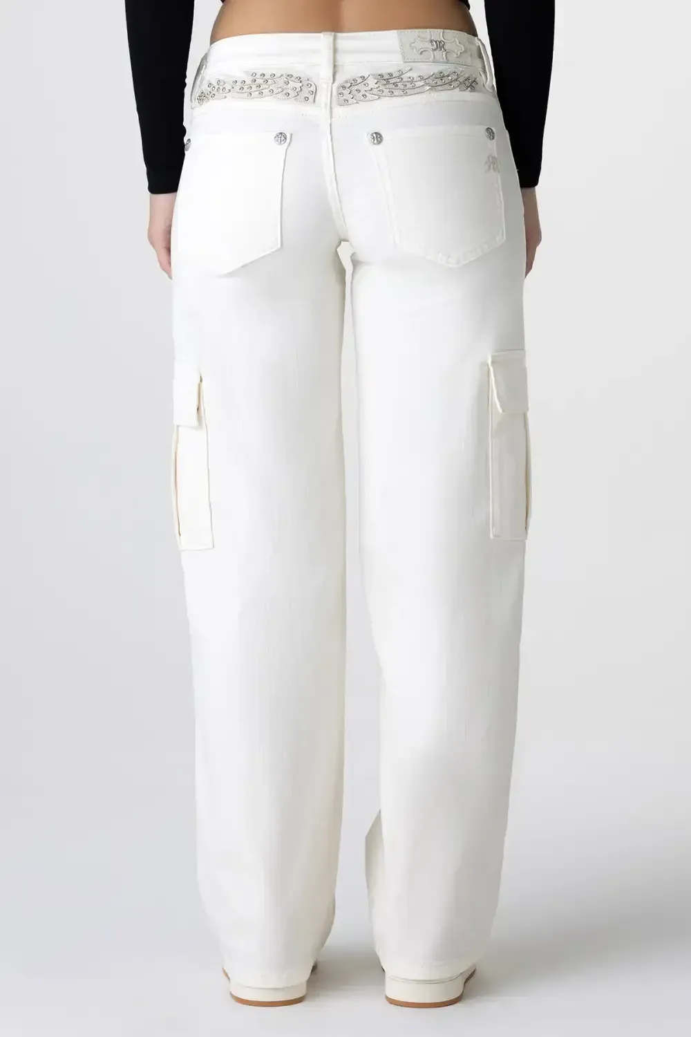 Evelyn Denim Cargo Jeans