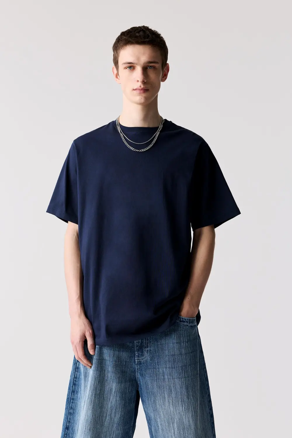 Basic short sleeve cotton T-shirt
