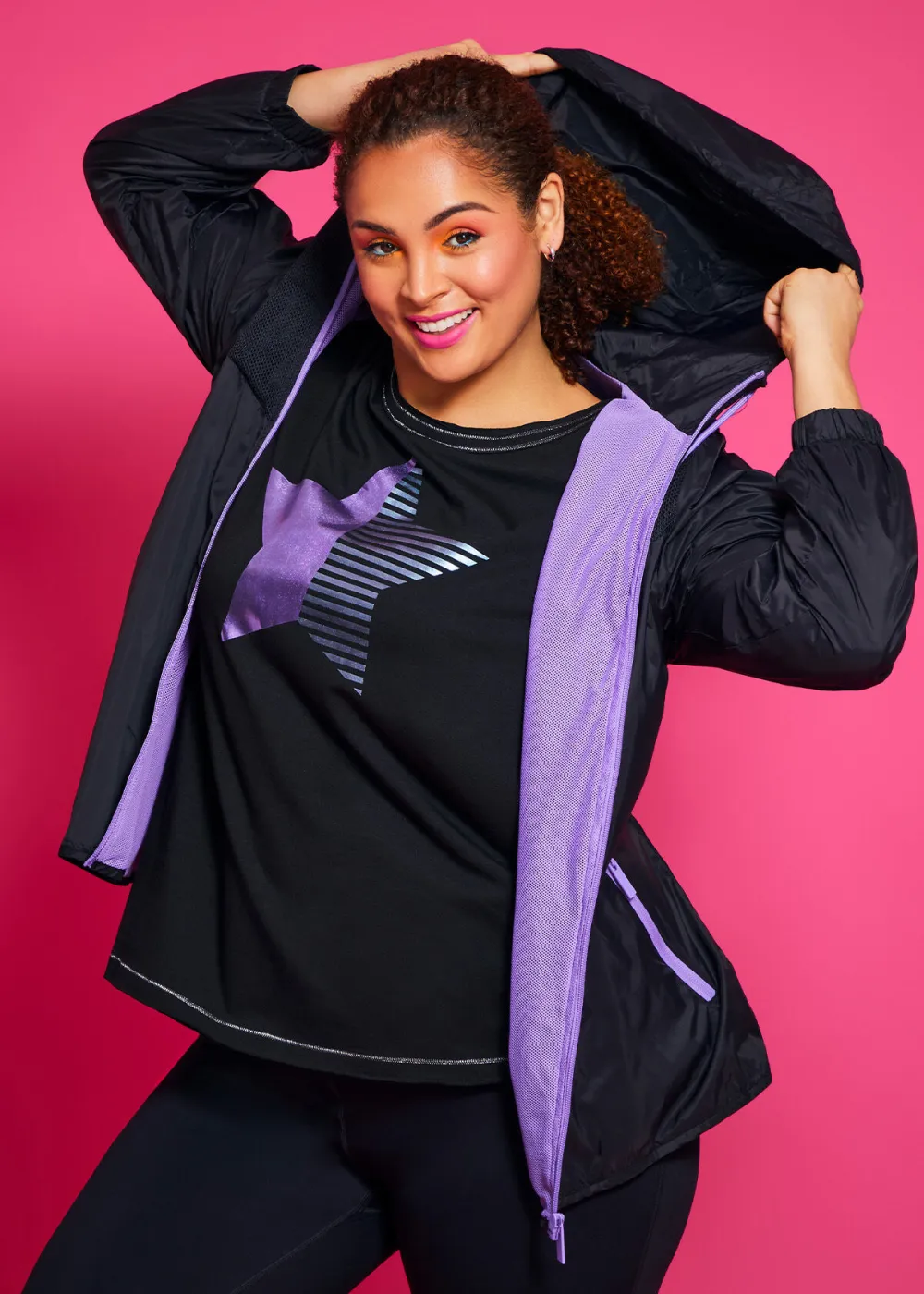 Active Contrast Rain Jacket
