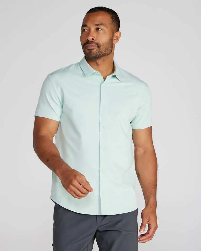 Lux Short Sleeve Button Down