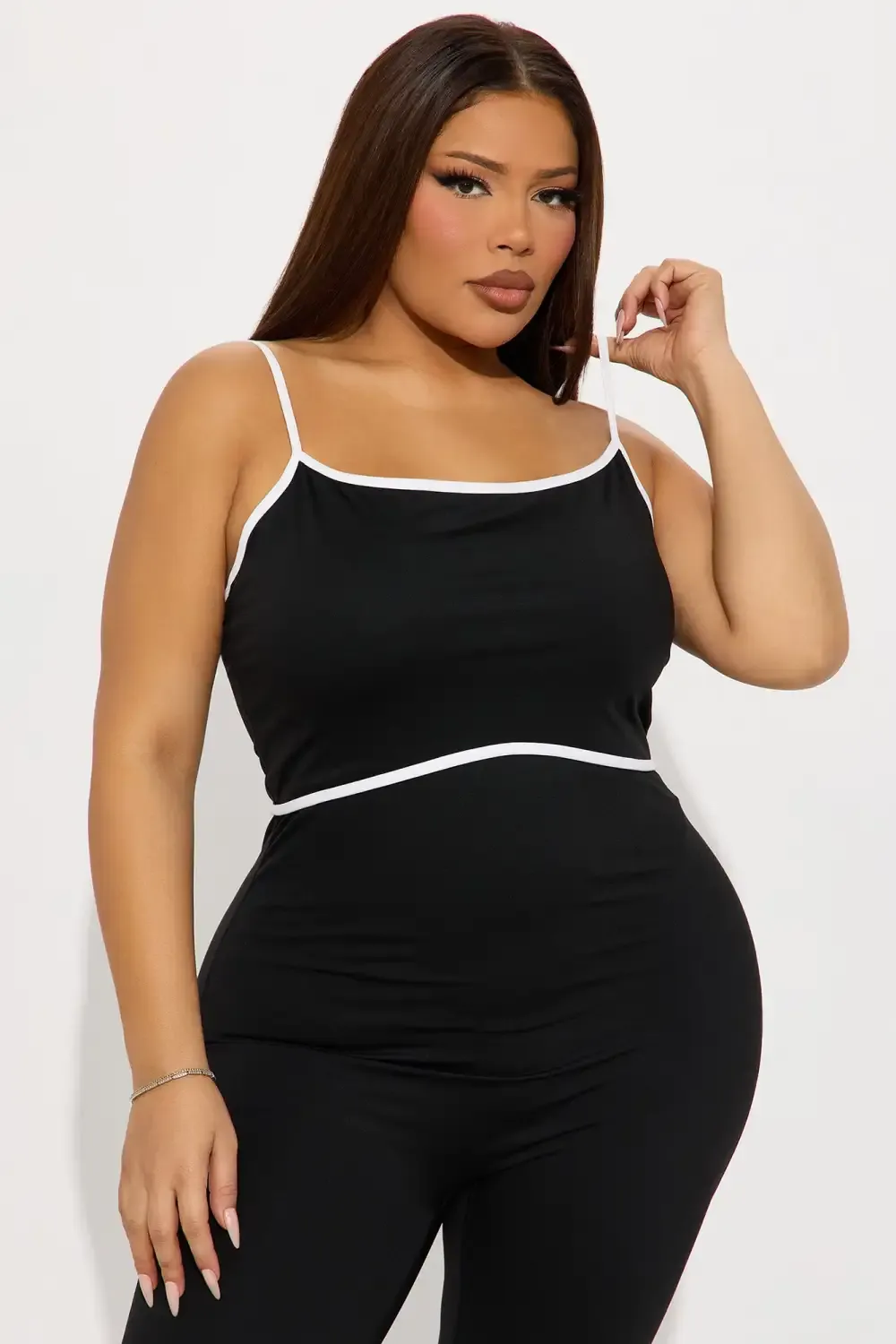 Heidi 2 Piece Bolero Active Jumpsuit - Black