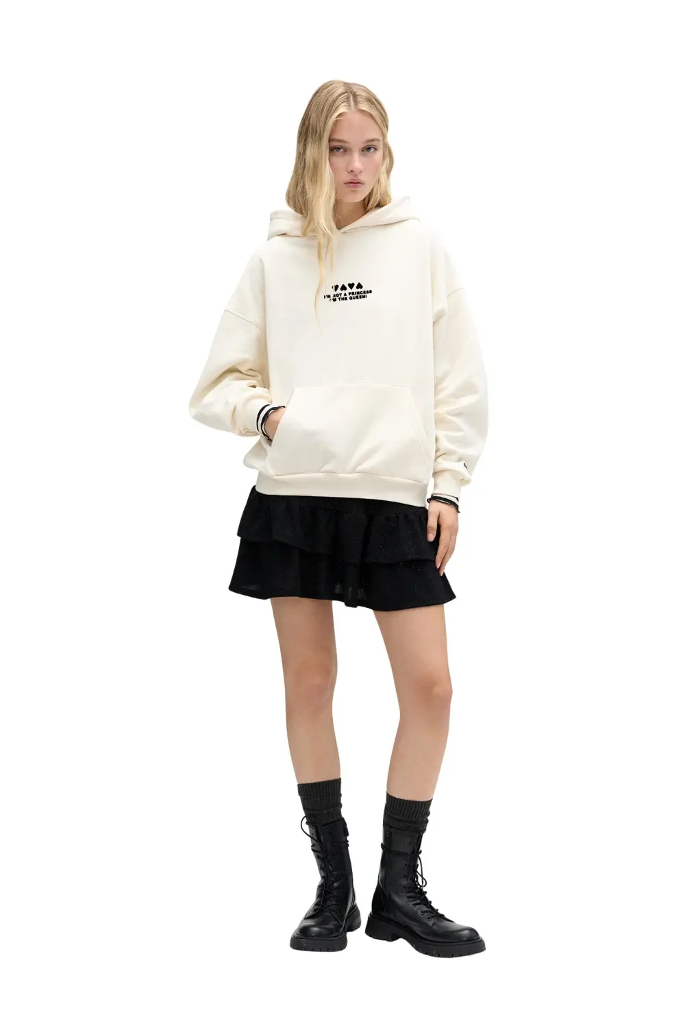 Sudadera capucha carta póker