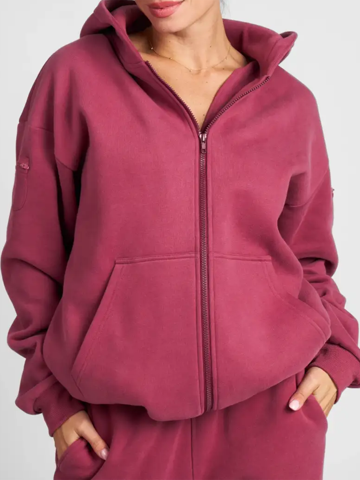 Travel Essentials Zip Hoodie