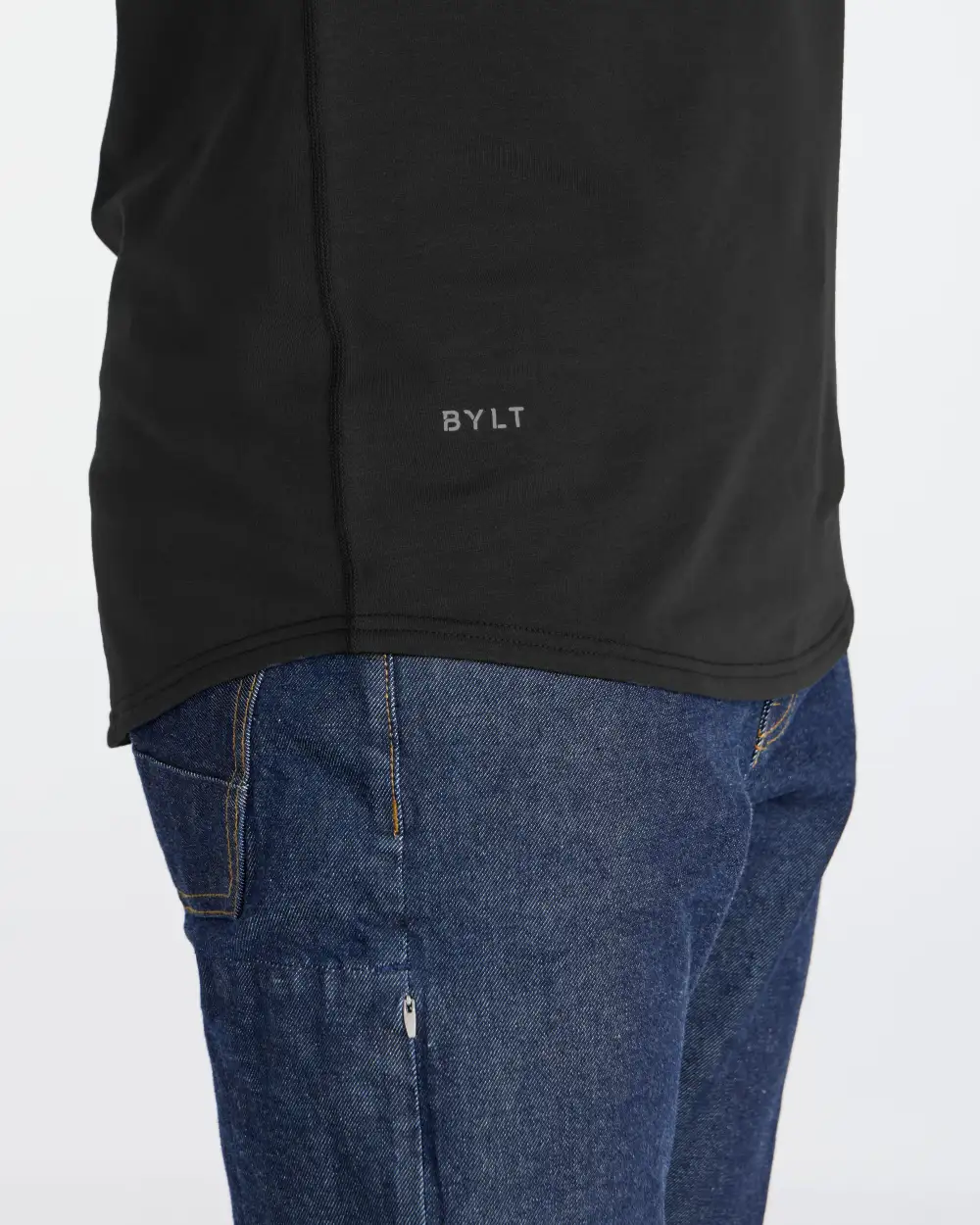 V-Neck Long Sleeve Drop-Cut: Lux