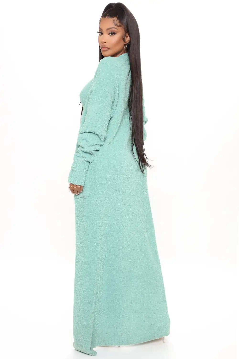 Keep Me Cozy Fuzzy 3 Piece Legging Set - Sage