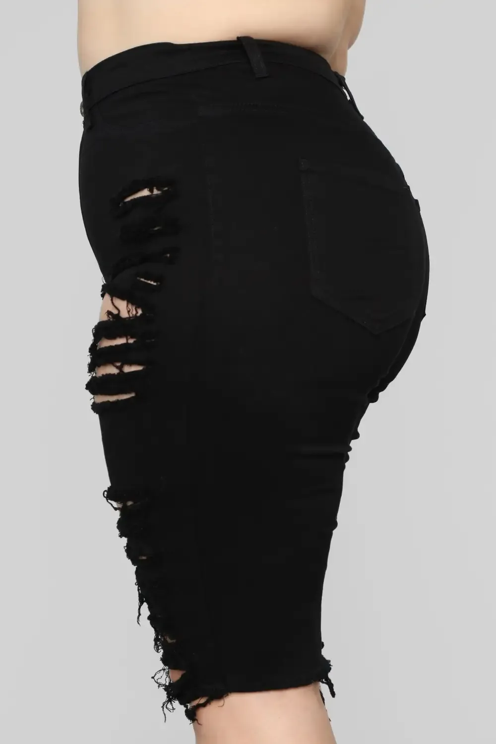 Taking The High Road Bermuda Shorts - Black