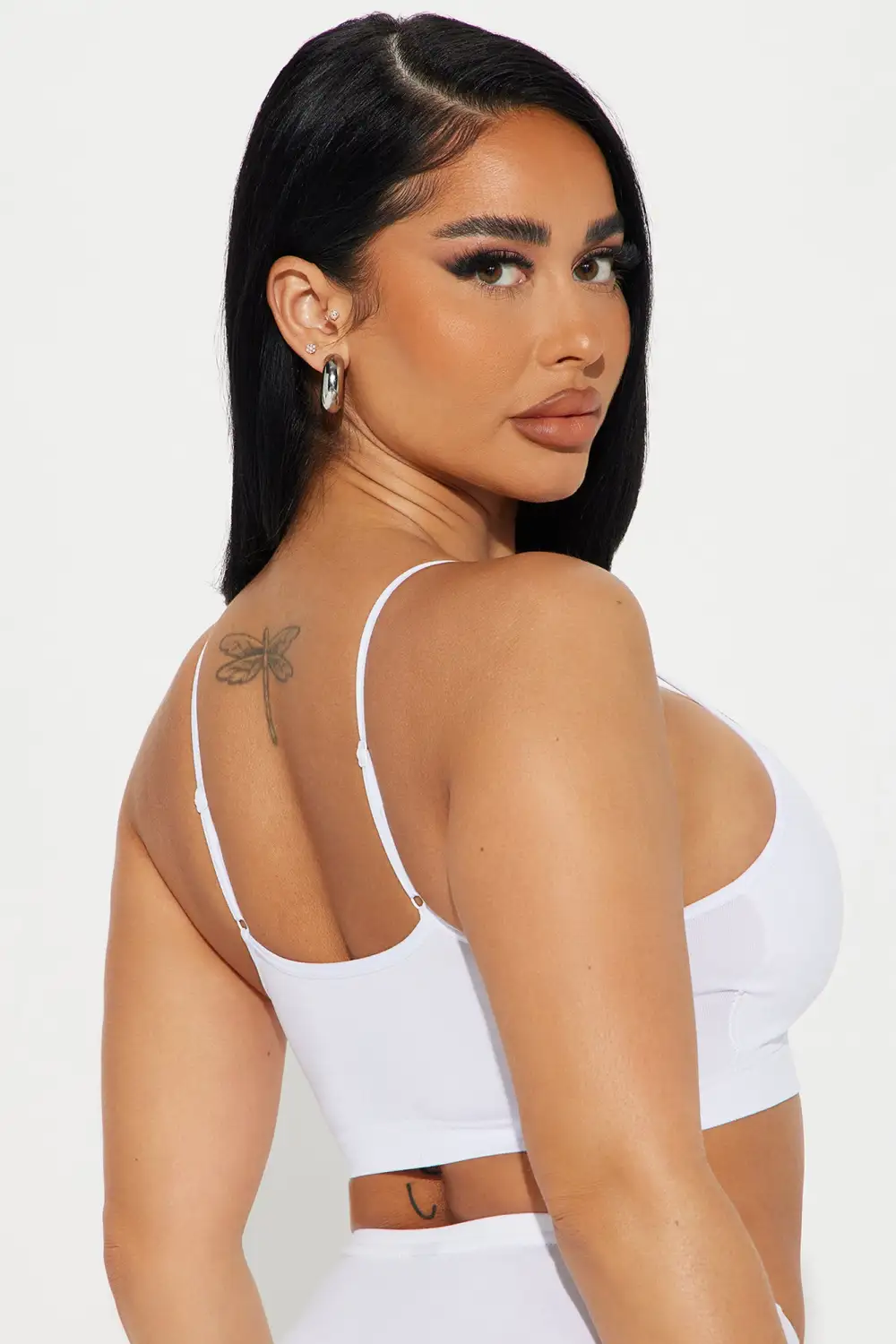 Easy Sunday Lace Trim 3 Pack Bralettes - Black/White