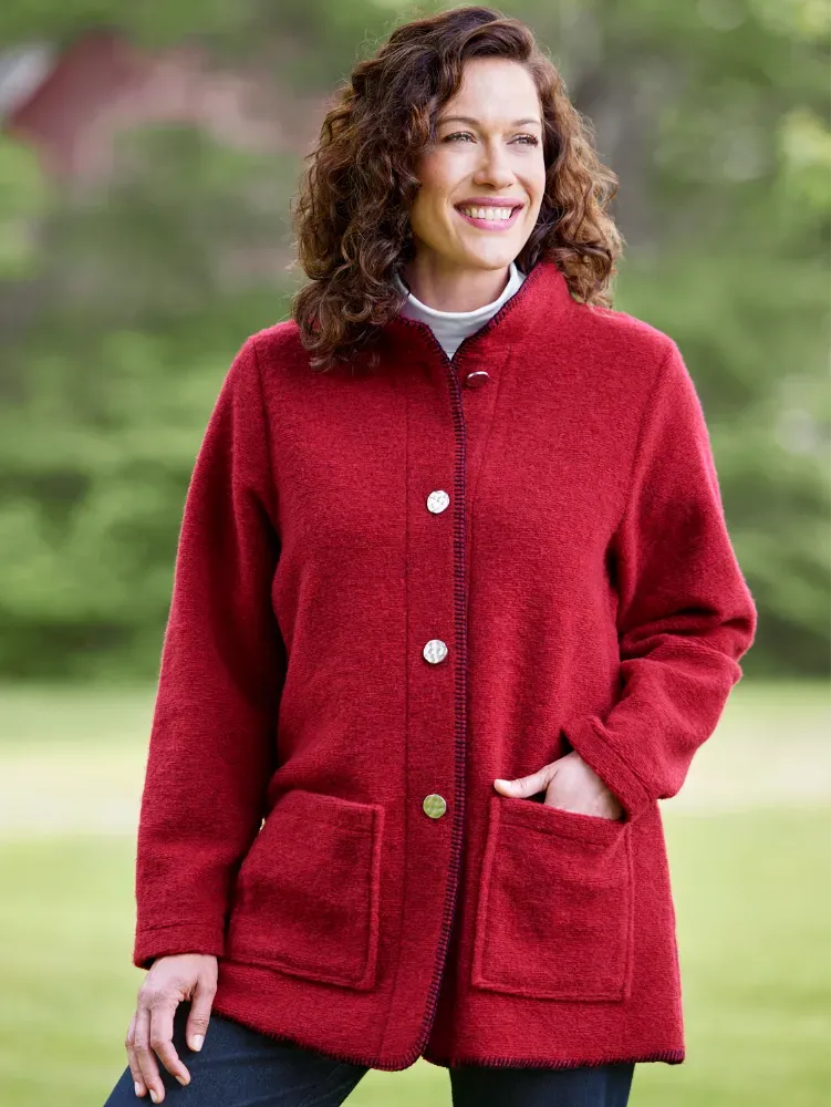Women's Berber Wool Fleece Jacket