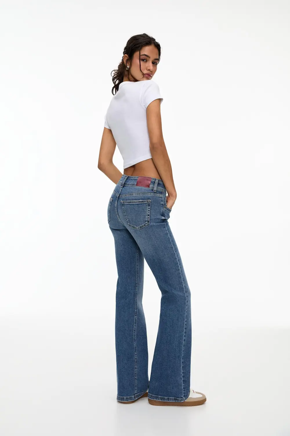 Jeans bootcut tiro bajo