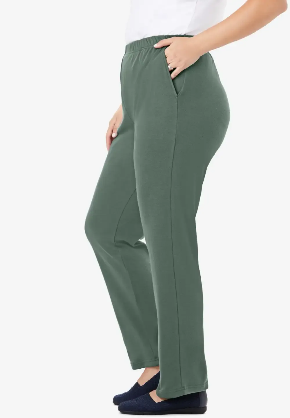 7-Day Knit Straight Leg Pant