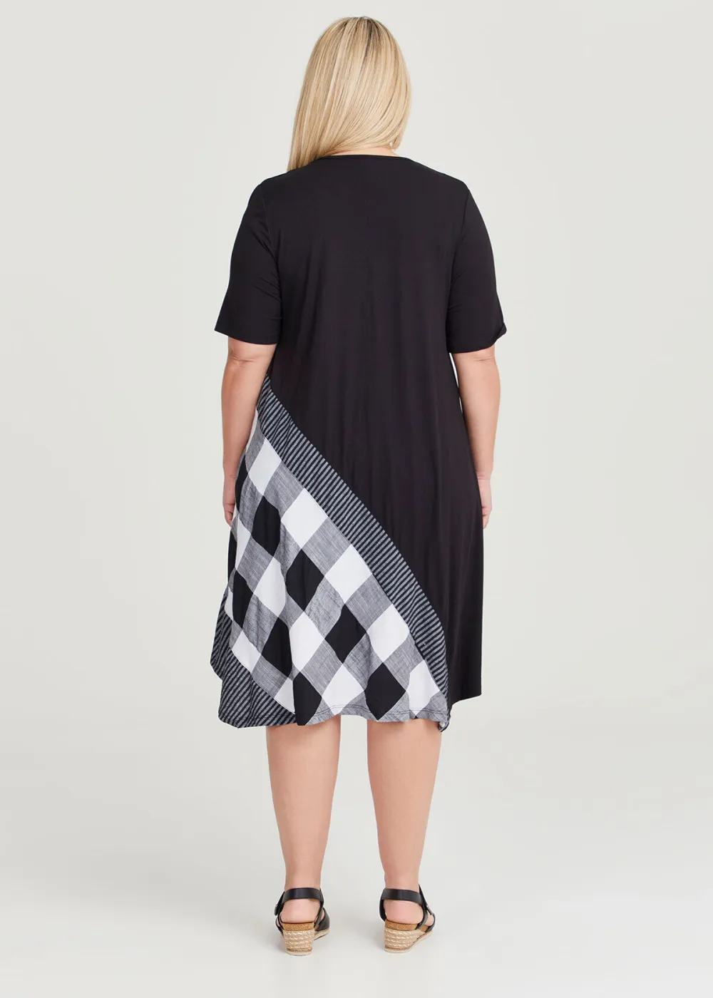 Adriana Check Bamboo Dress