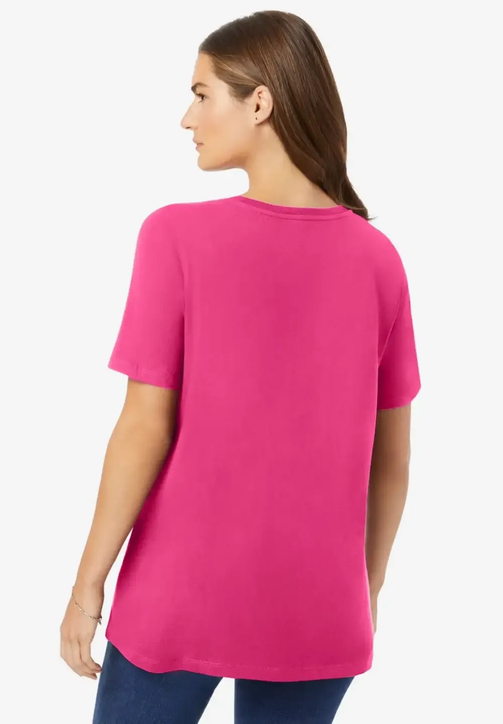 Perfect Short-Sleeve Crewneck Tee