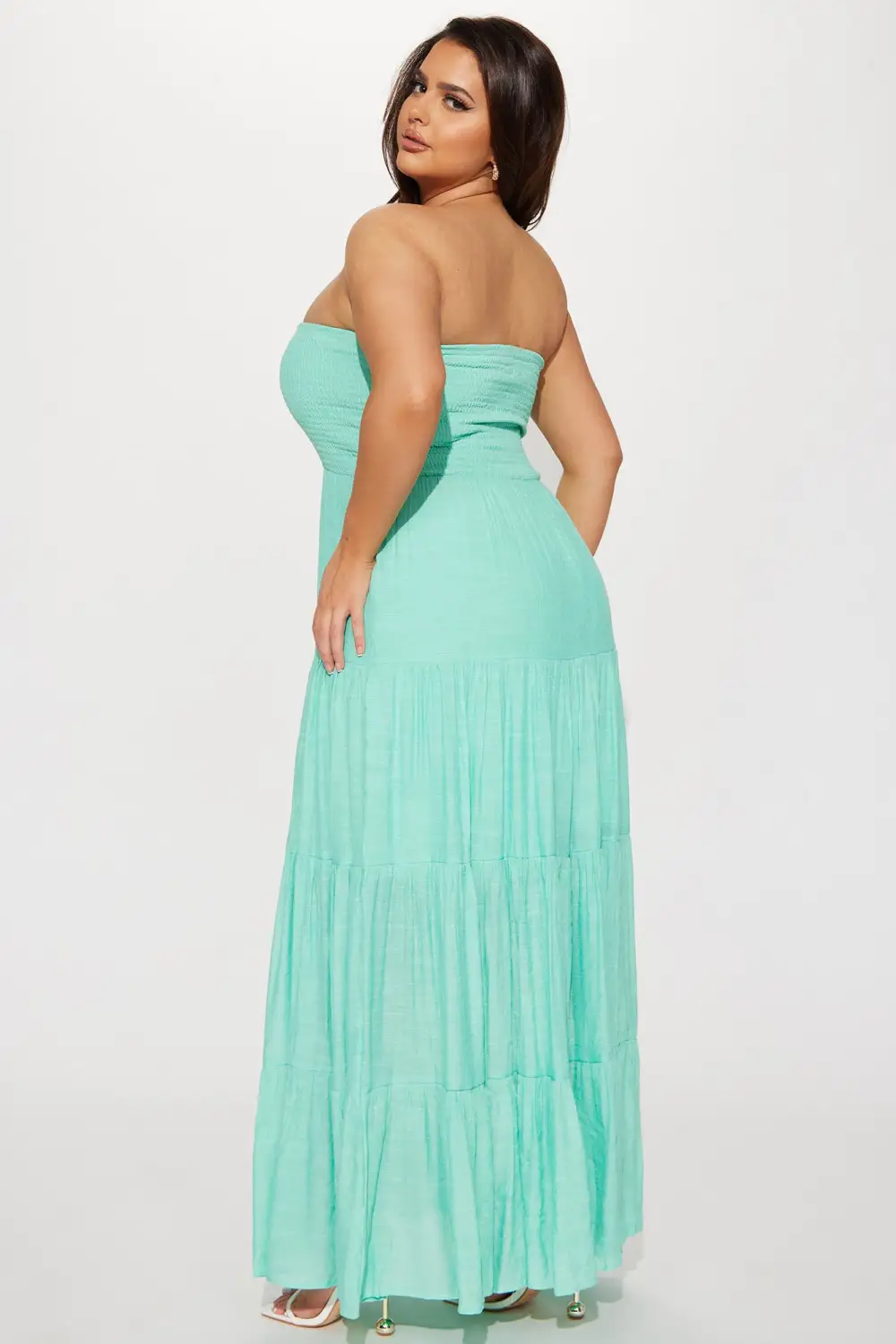 Almafi Coast Maxi Dress - Mint