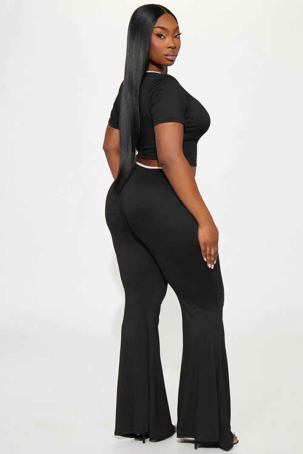 The Bow Era Pant Set - Black