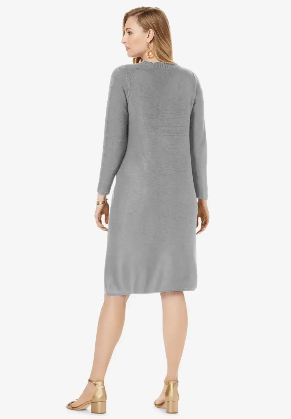 Cable Sweater Dress