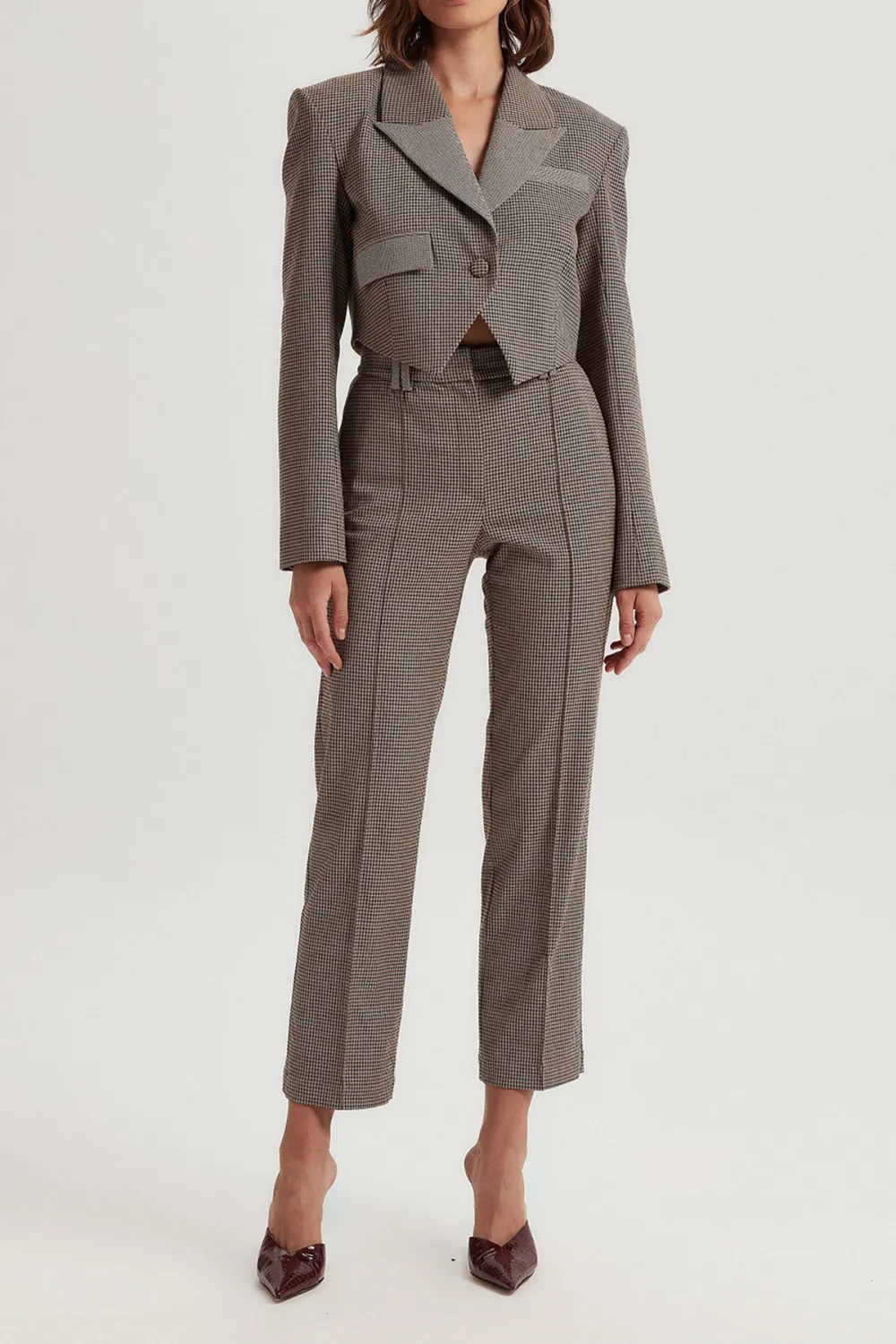 Ankle Pants-Beige