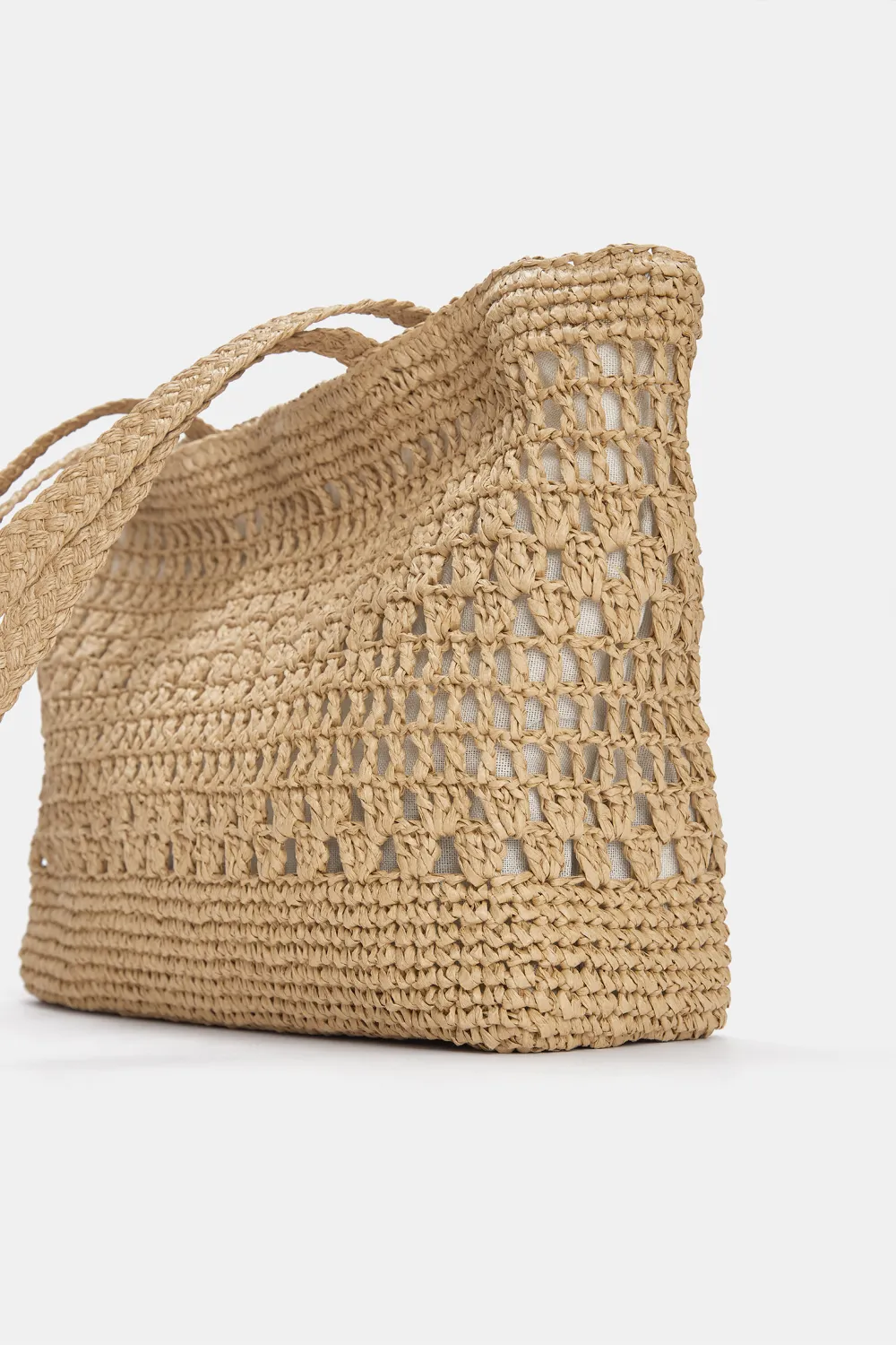 Bolso shopper estilo rafia
