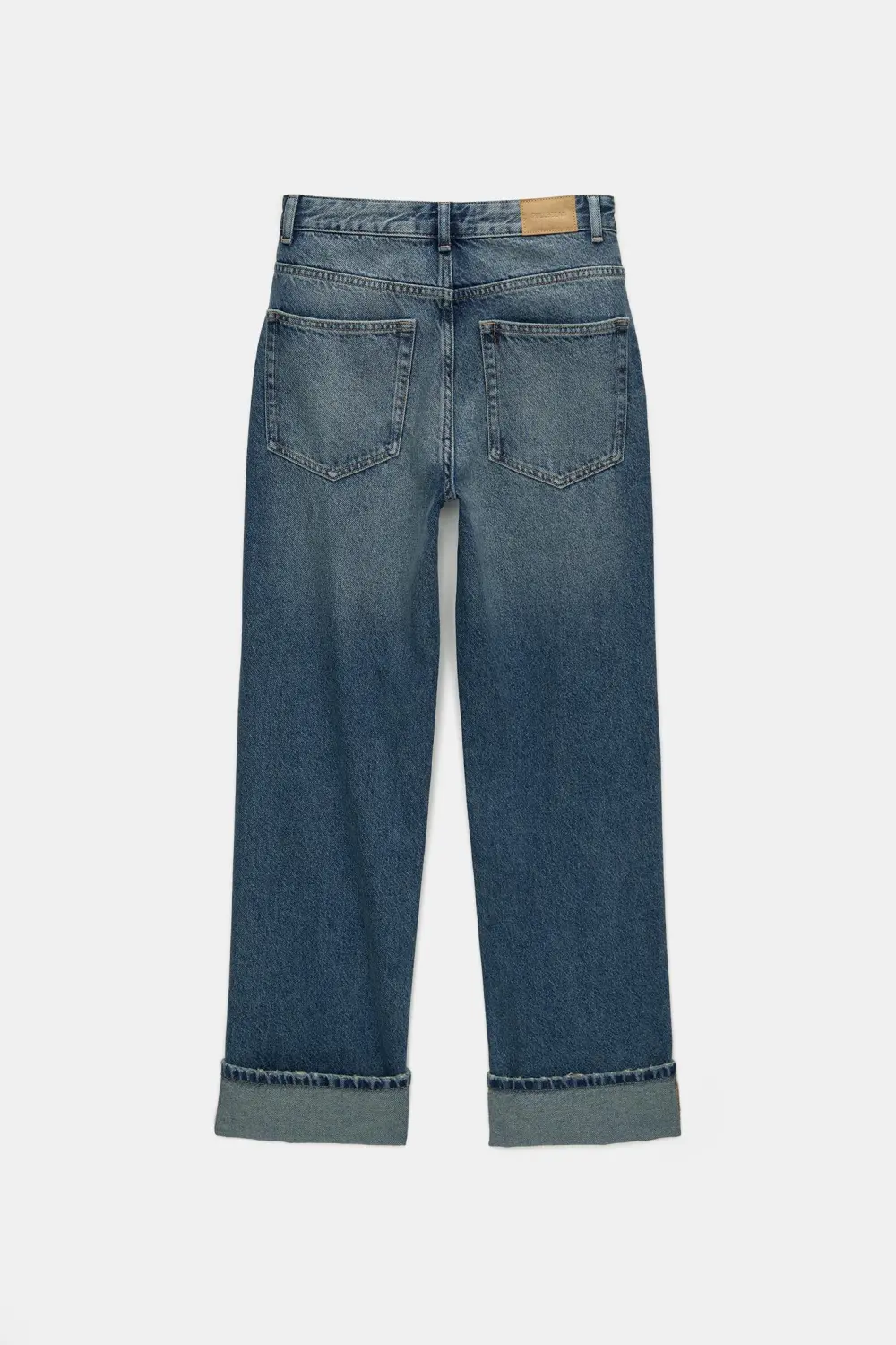 Jeans baggy vuelta bajo