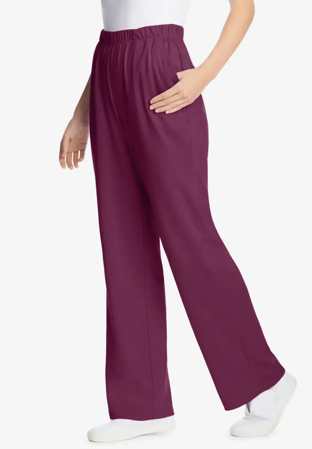 7-Day Knit Wide-Leg Pant