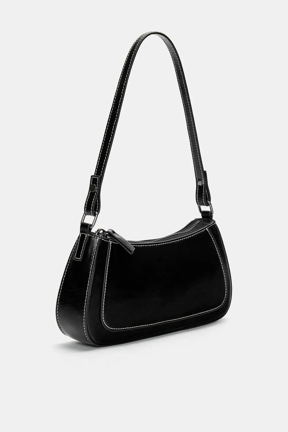 Bolso de hombro costuras