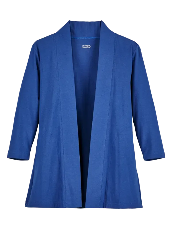 Women's Carefree Cotton and Modal Open Cardigan
