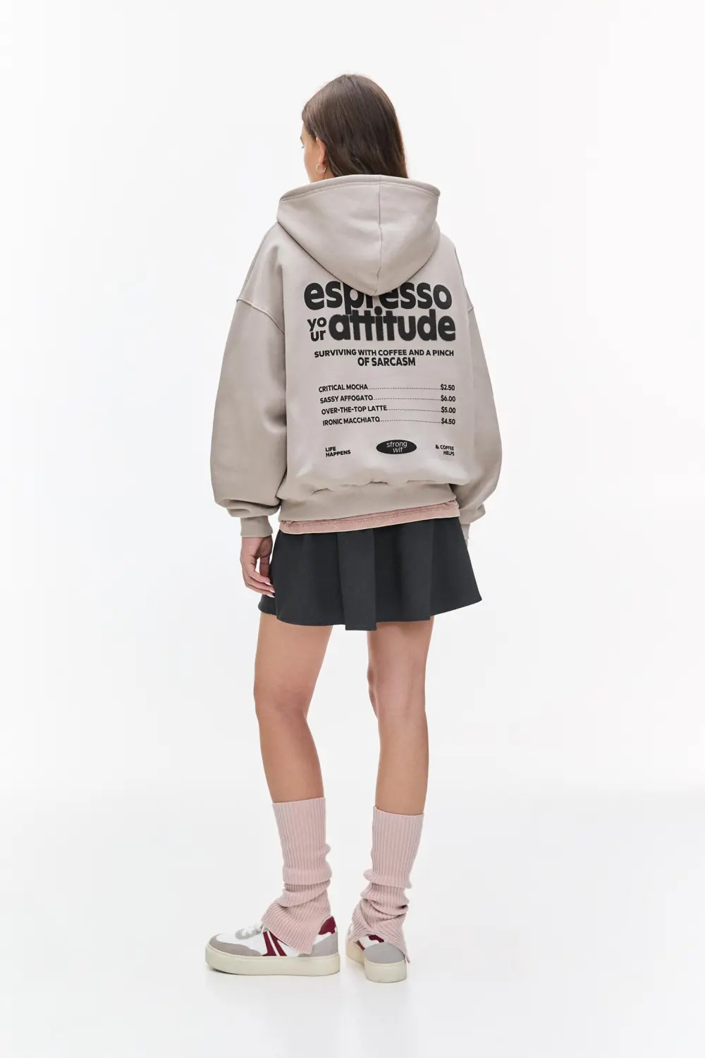 Sudadera gráfico espresso