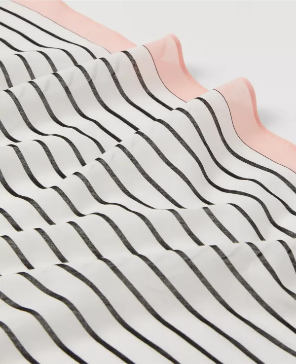 Weekend Collection Striped Triangle Scarf